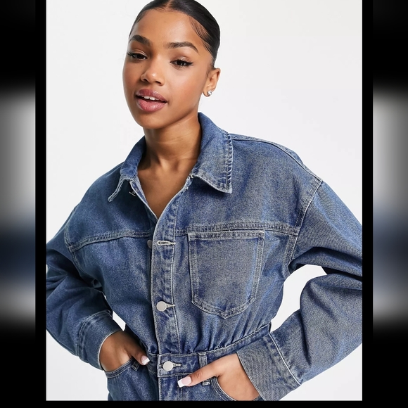 Demin dress jumpsuit - Picture 3 of 4